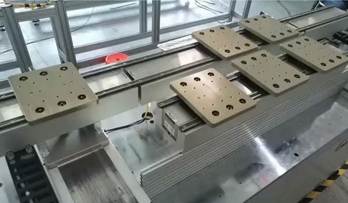 Multi-fork magnetic drive platform